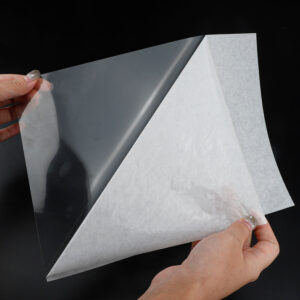 250 gsm ultra clear transparent pvc vinyl sticker